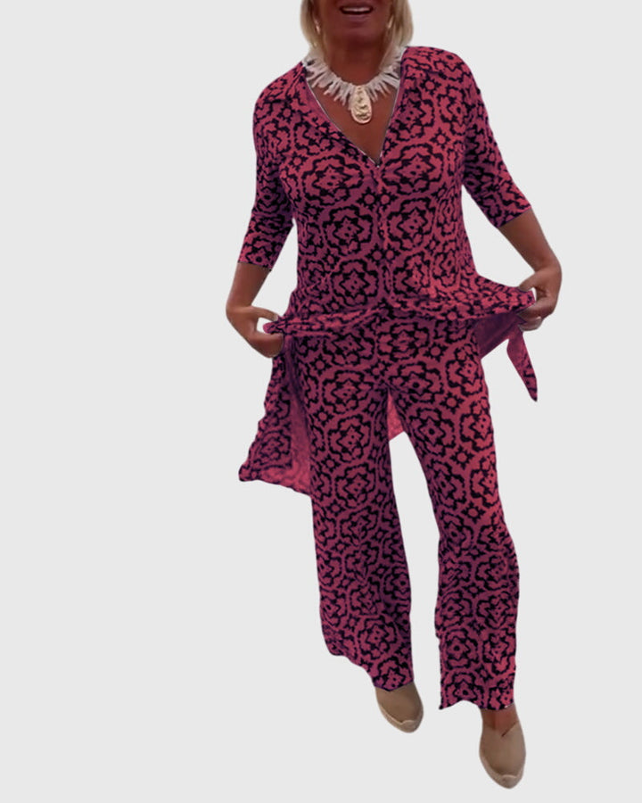 Delphine | Elegantes zweiteiliges Vintage-Set