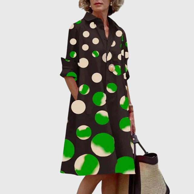 Veronika | Elegantes Kleid mit Taschen
