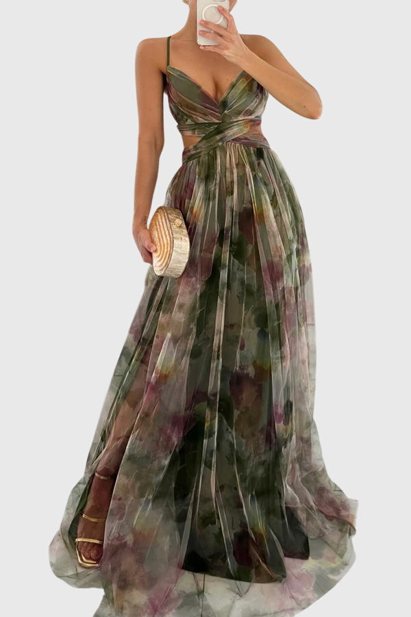 Sidonia | Geblümtes Maxikleid