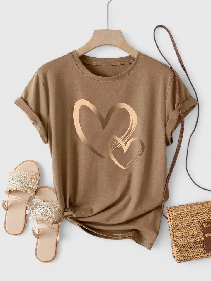Ava | Bequemes Kurzarm-Shirt