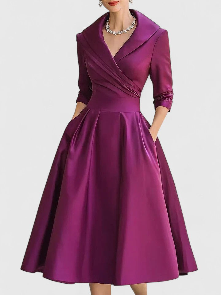 Sandrine | Elegantes Midikleid