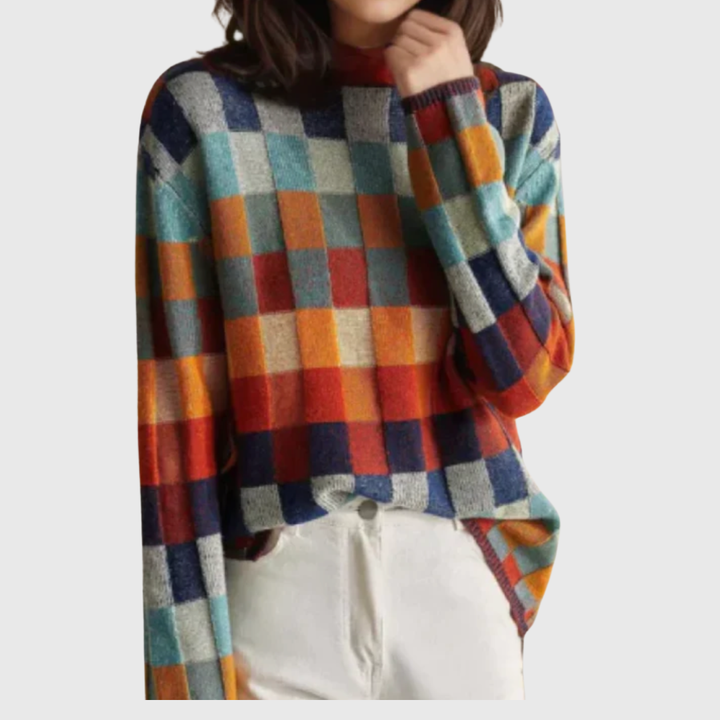 Katja | Bequemer Retro-Pullover