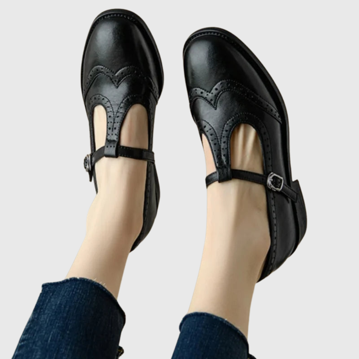 Alexandra | Elegante Mary Janes mit T-Steg