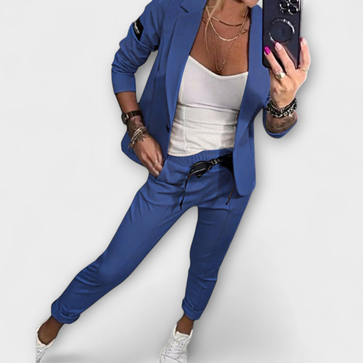 Nadescha | Elegantes Set aus Oberteil, Jacke und Hose
