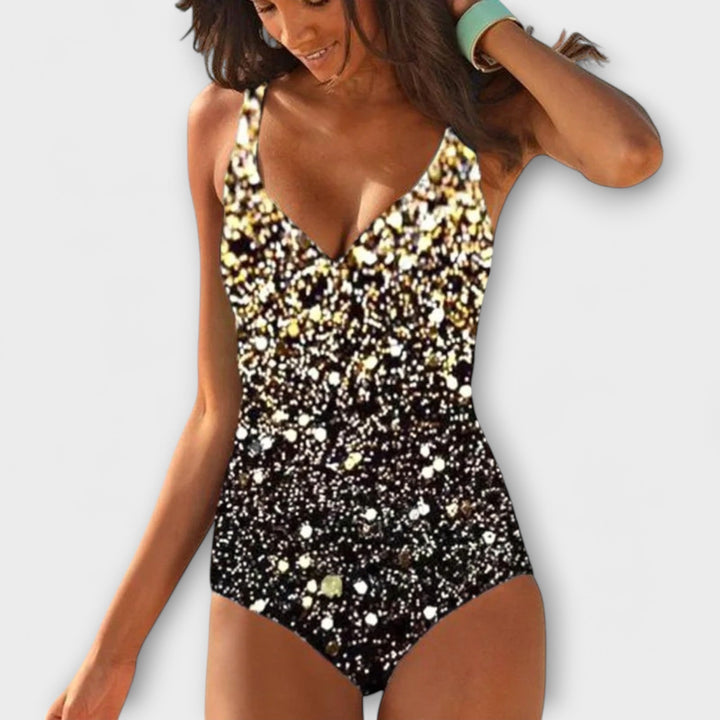Renate | Dreifarbiges Bikini-Set