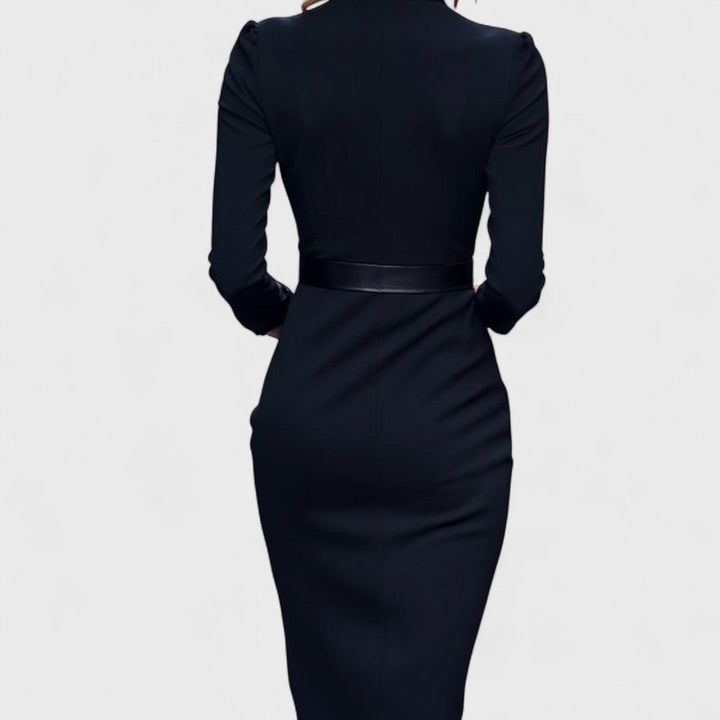 Claudia | Das Power-Maxikleid mit Gürtel