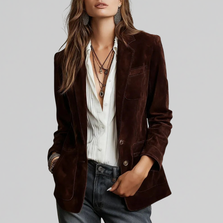 Marcia | Blazer aus weichem Wildleder