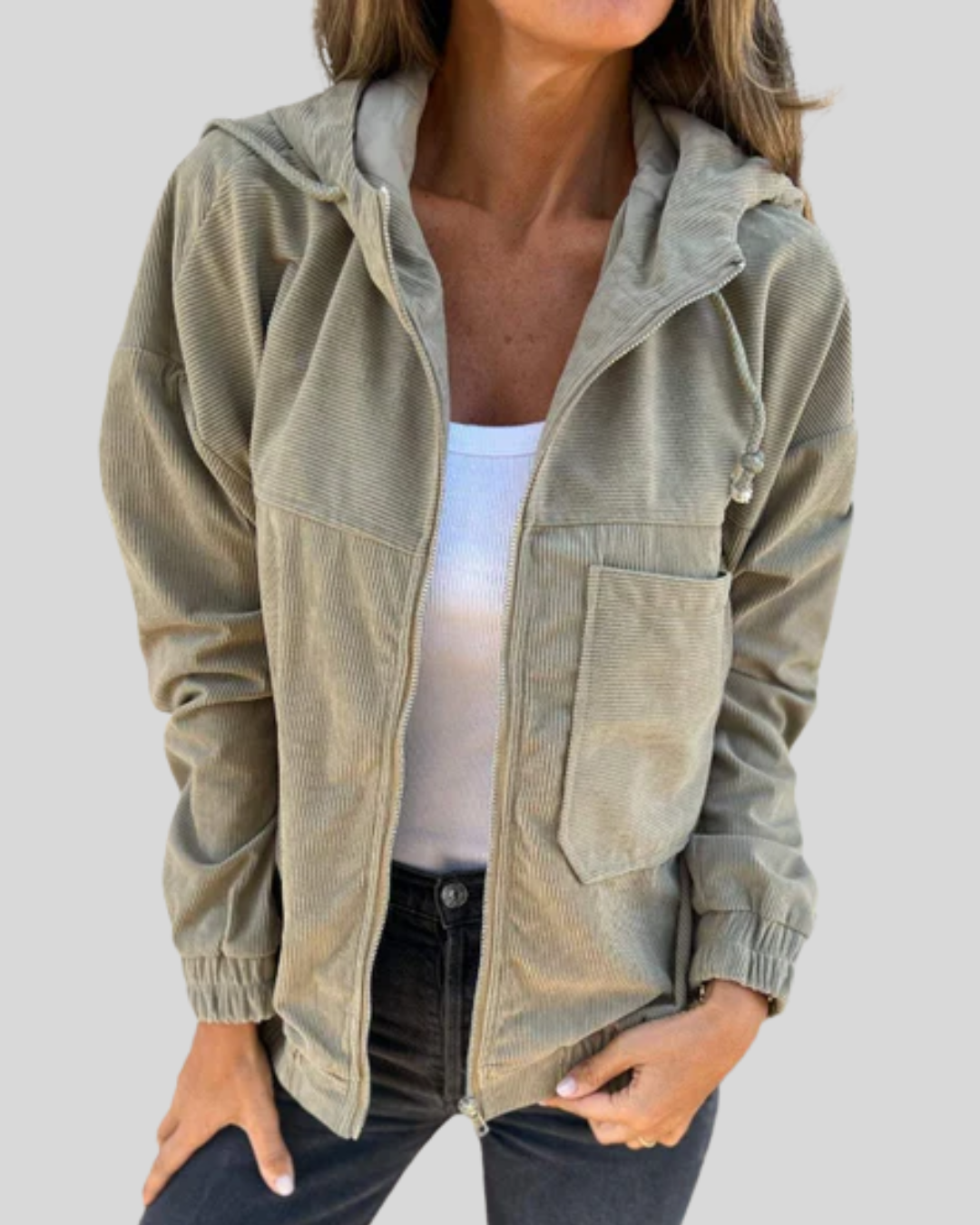 Luana | Weiche Zip-Jacke