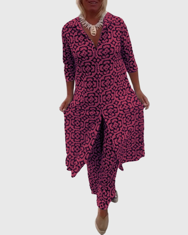 Delphine | Elegantes zweiteiliges Vintage-Set
