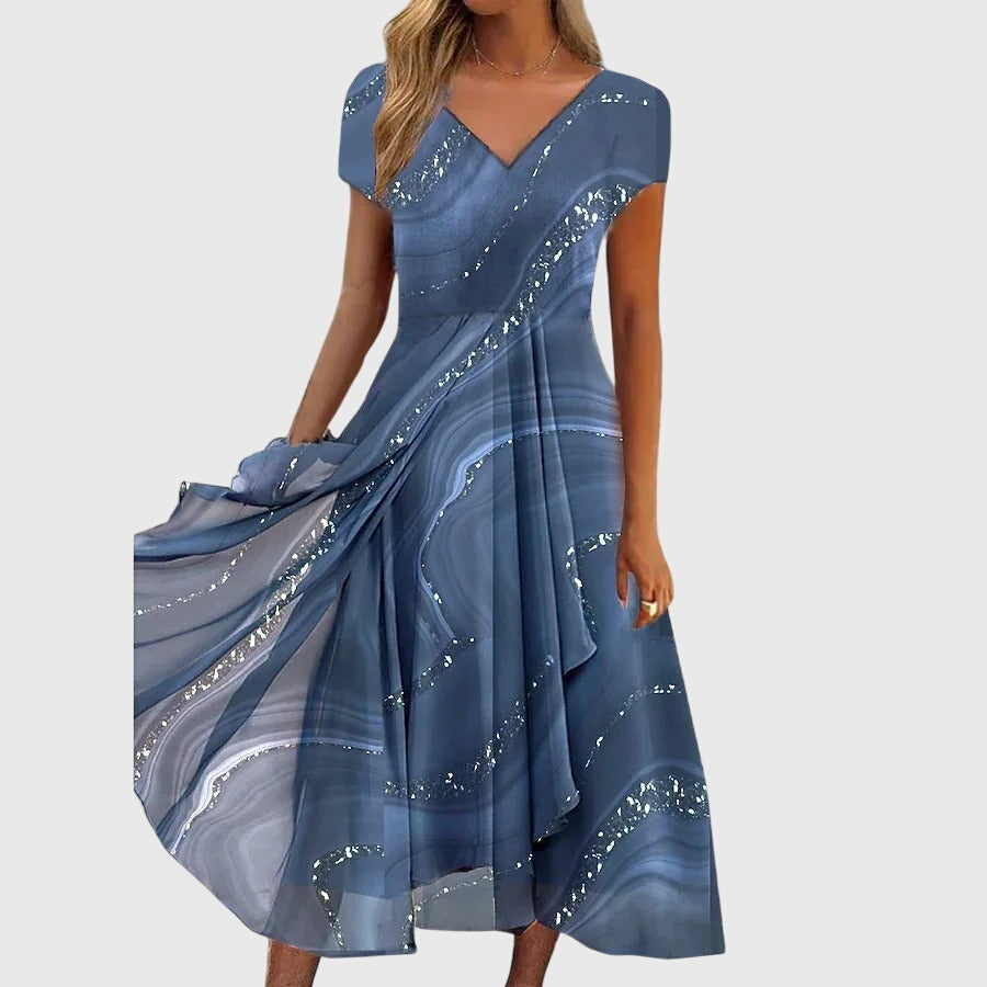 Leontine | Fliessendes Midikleid