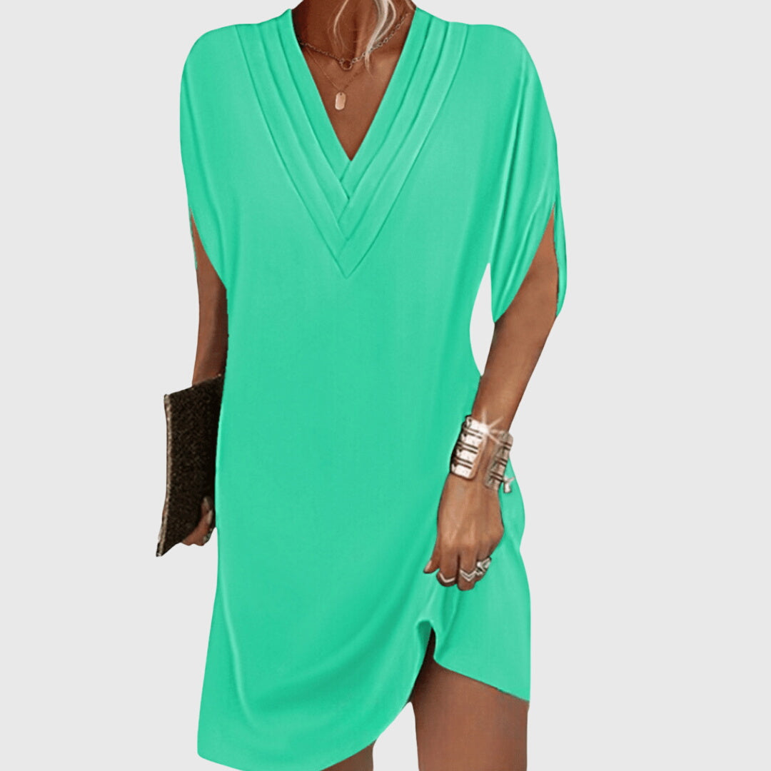 Riccarda | Elegantes bauchkaschierendes Kleid