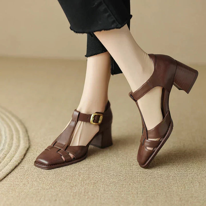 Chiara | Sandalen mit quadratischer Spitze