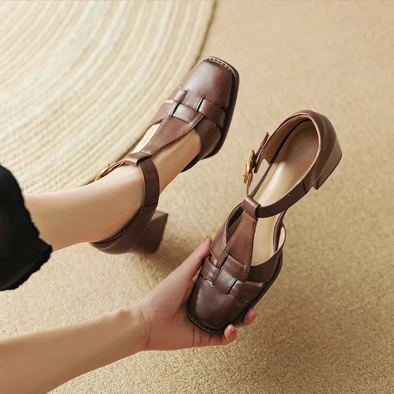 Chiara | Sandalen mit quadratischer Spitze