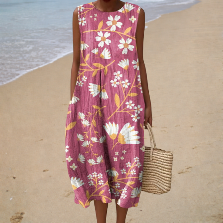 Damaris | Bequemes ärmelloses Sommerkleid