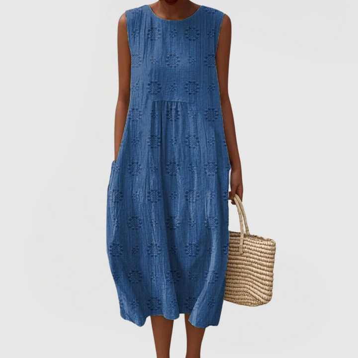 Sybille | Elegantes Kleid mit Taschen