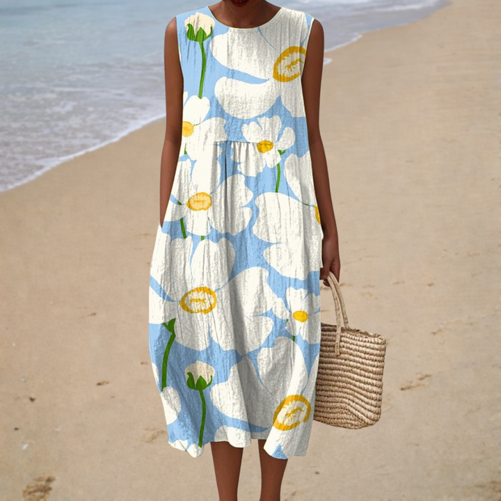Susanne | Bequemes ärmelloses Sommerkleid
