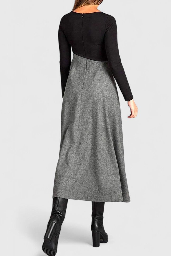 Paloma | Elegantes Maxikleid mit langen Ärmeln