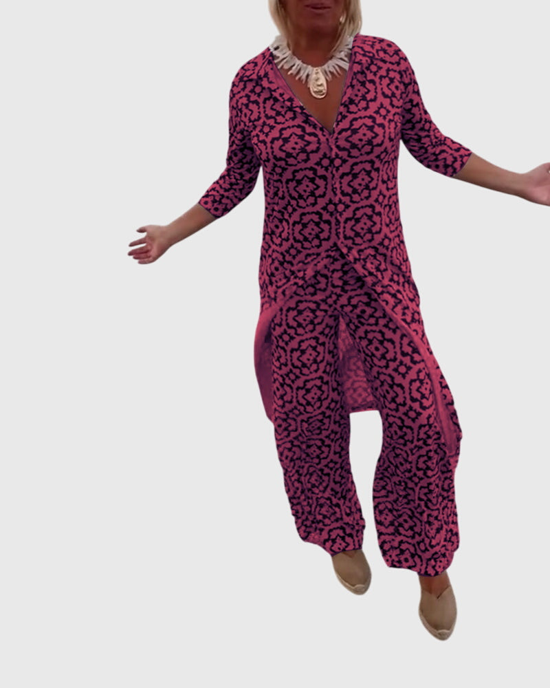 Delphine | Elegantes zweiteiliges Vintage-Set