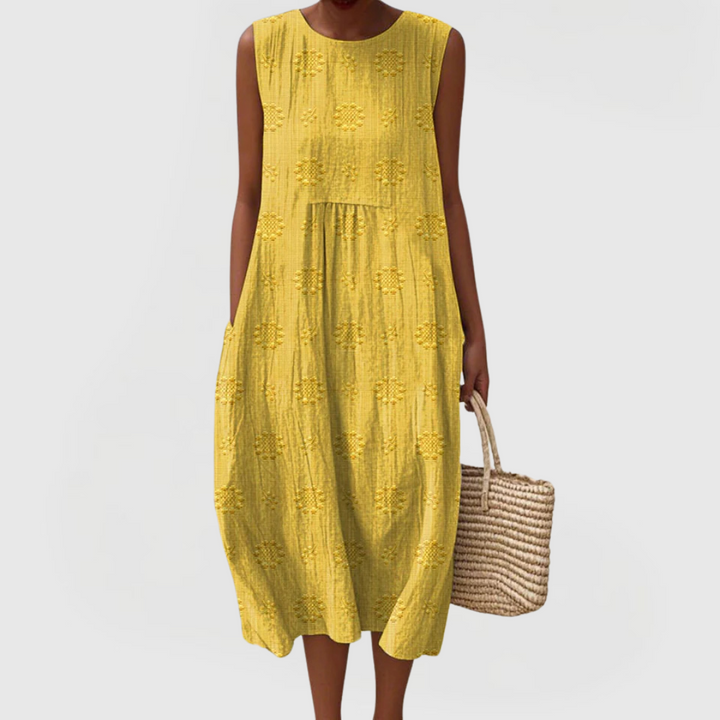 Sybille | Elegantes Kleid mit Taschen