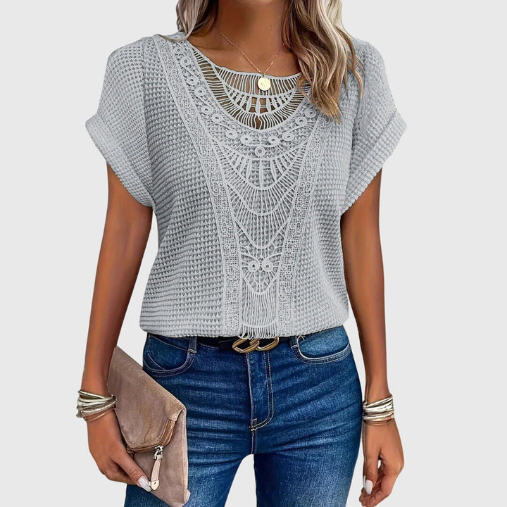 Georgette | Elegante Bluse im Ibiza-Stil