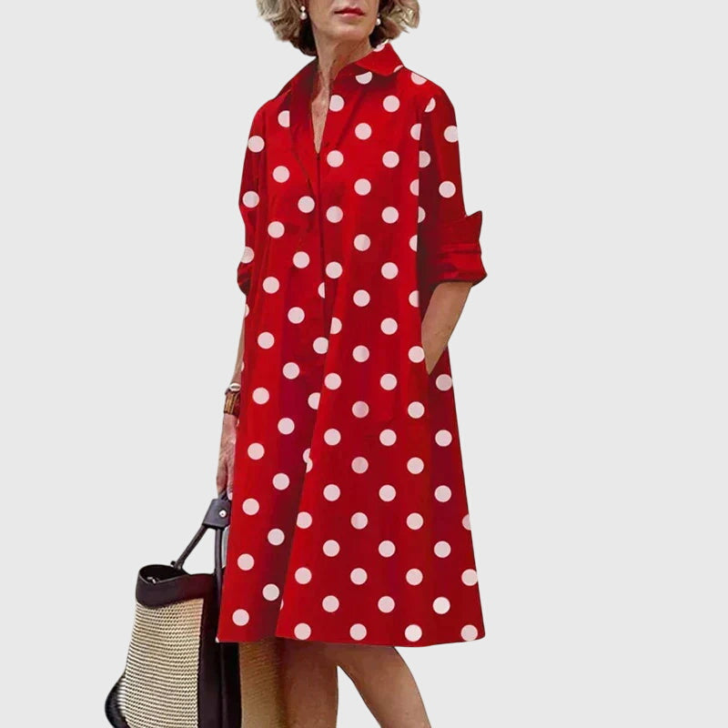 Veronika | Elegantes Kleid mit Taschen