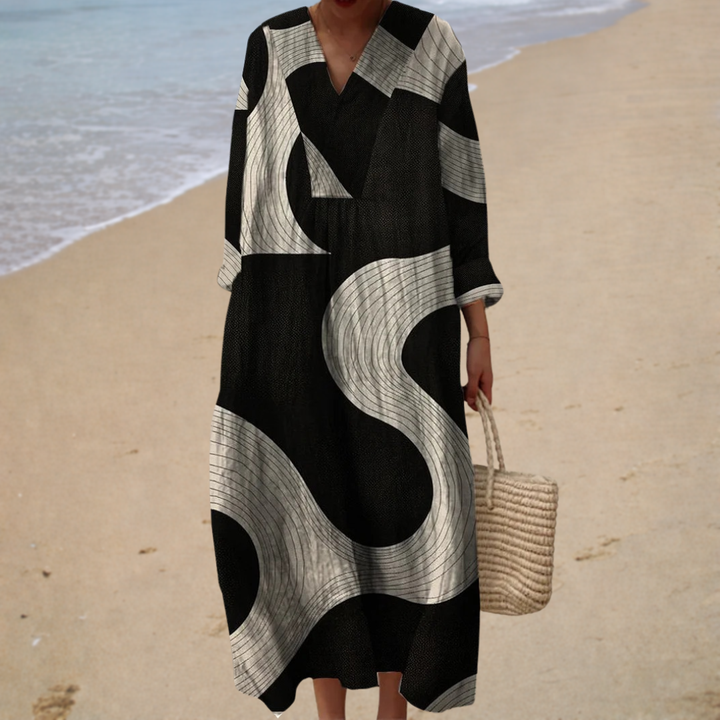 Paula | Schmeichelndes bedrucktes Sommerkleid