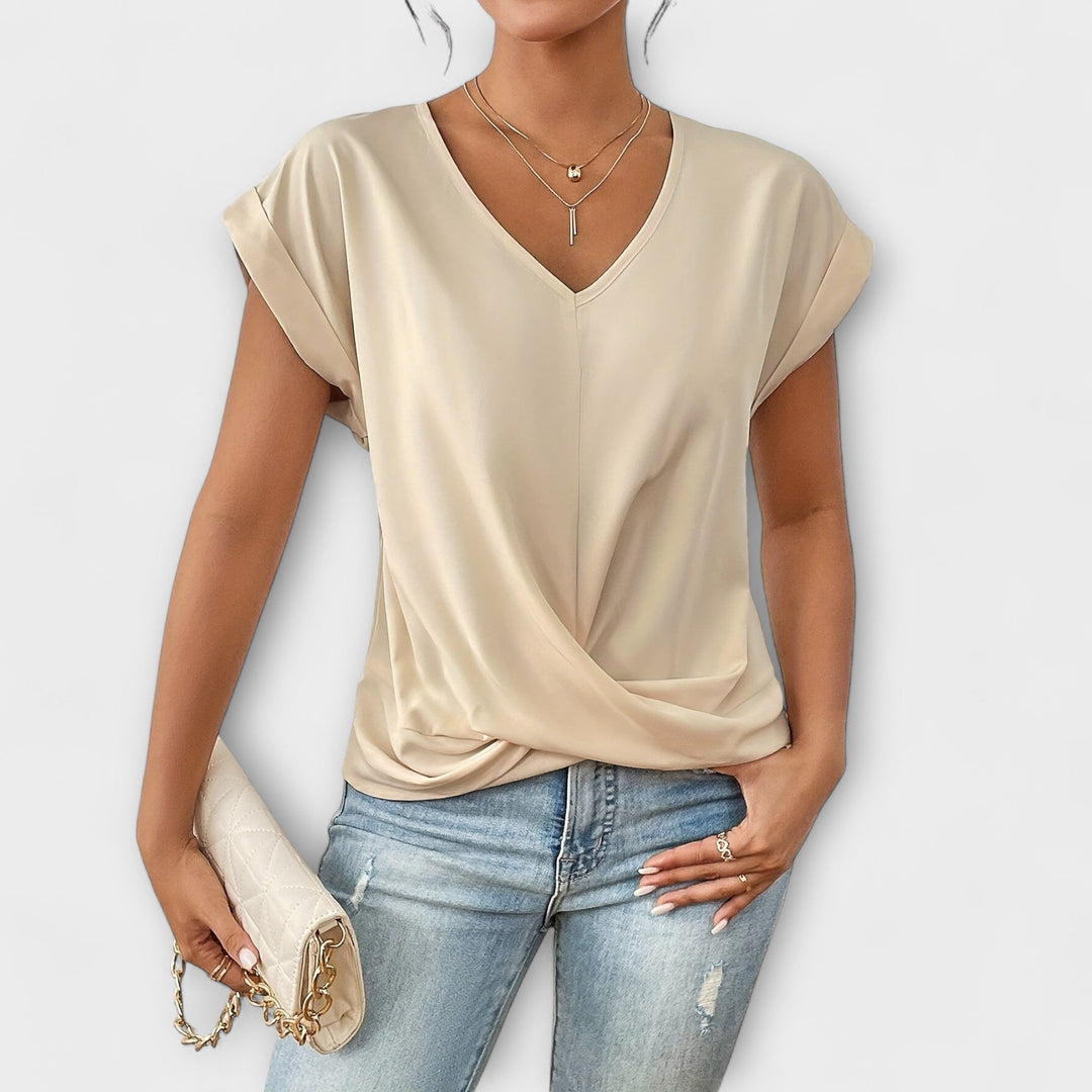 Hannah | Elegantes Oberteil mit V-Ausschnitt