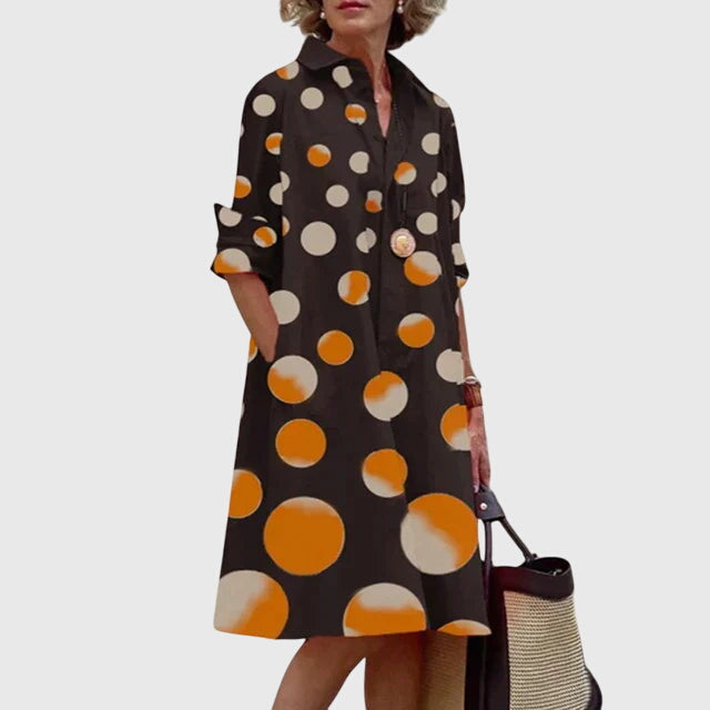 Veronika | Elegantes Kleid mit Taschen