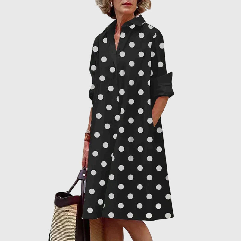 Veronika | Elegantes Kleid mit Taschen
