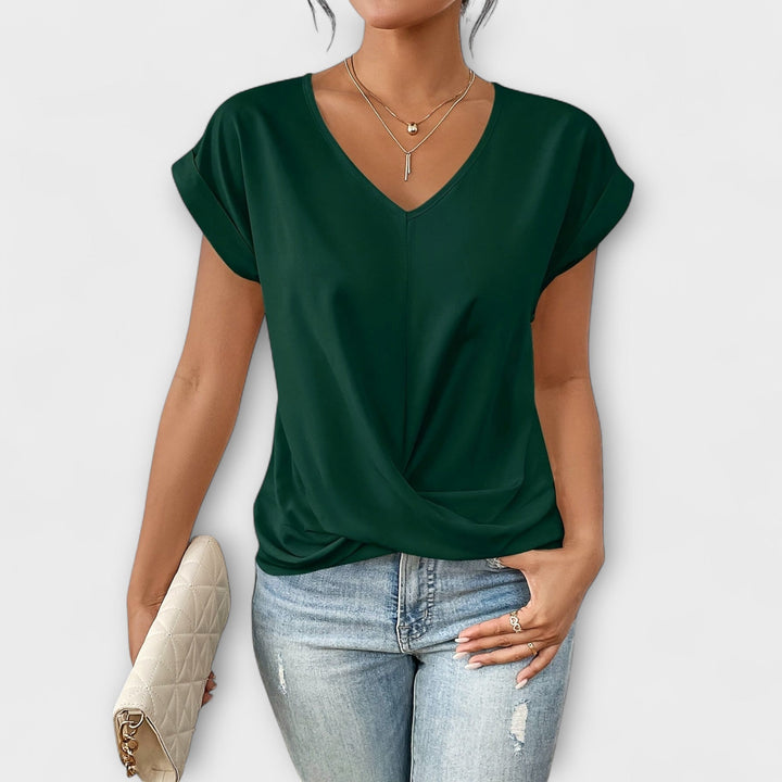 Hannah | Elegantes Oberteil mit V-Ausschnitt