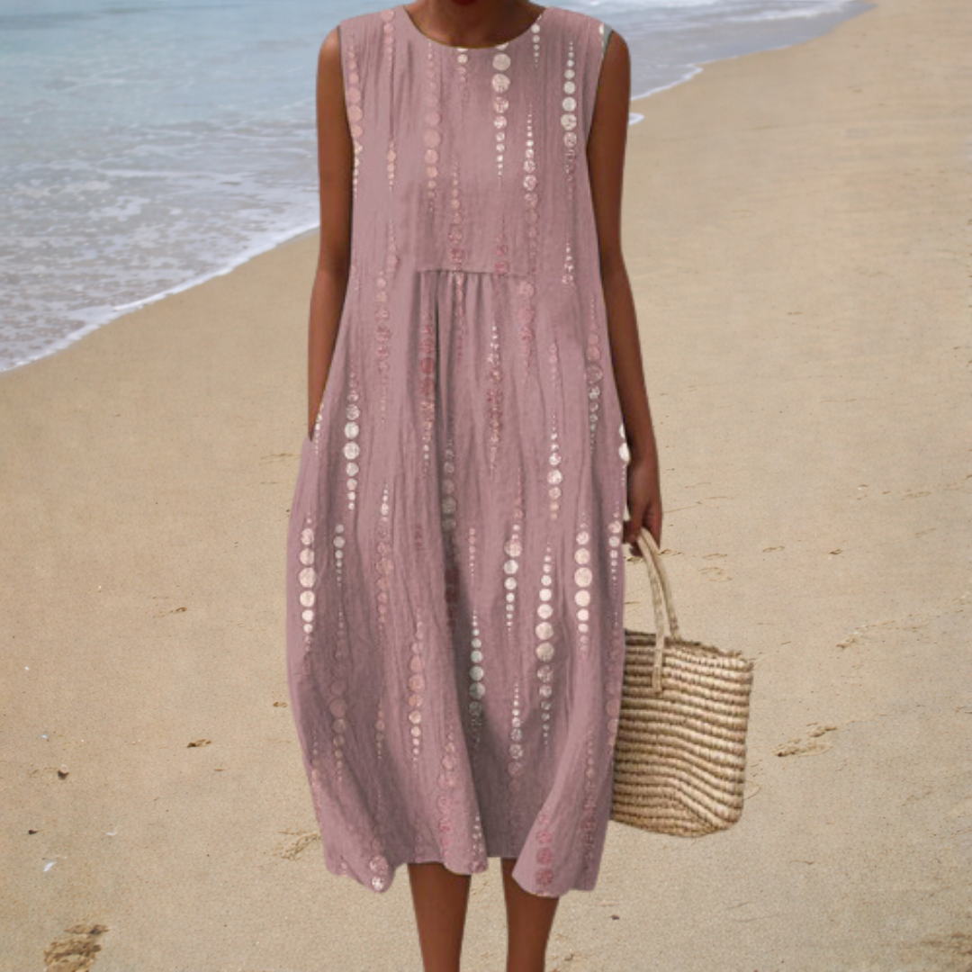 Lara | Bequemes ärmelloses Sommerkleid