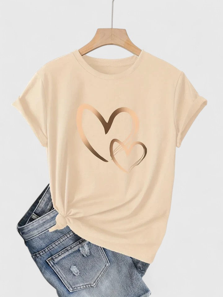 Ava | Bequemes Kurzarm-Shirt