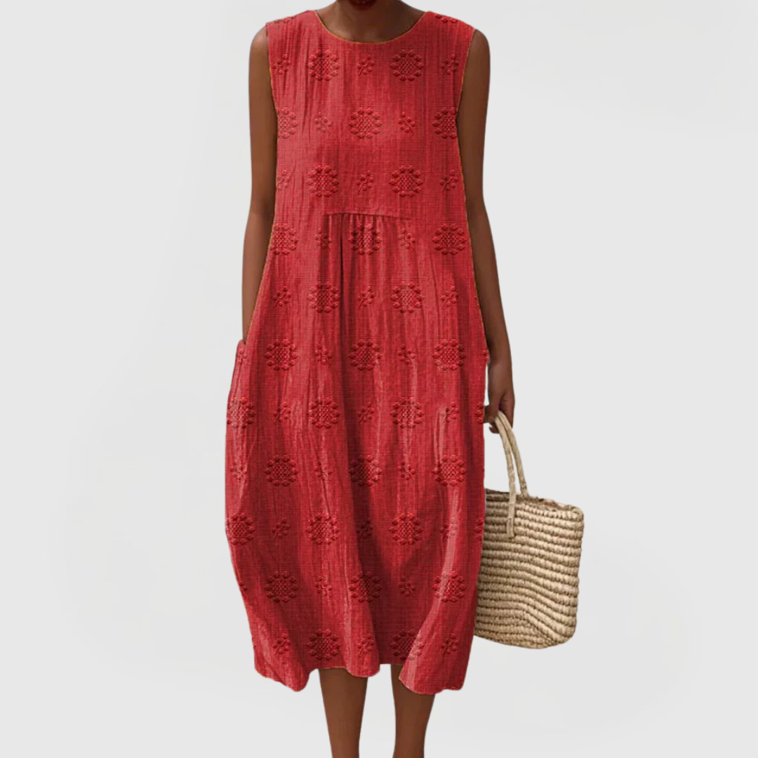 Sybille | Elegantes Kleid mit Taschen