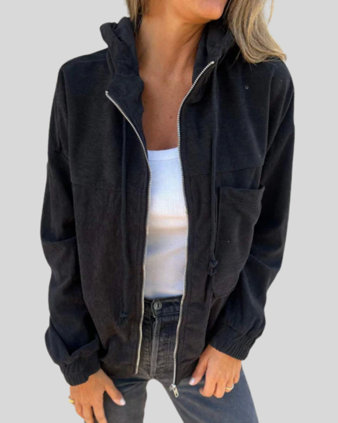 Luana | Weiche Zip-Jacke