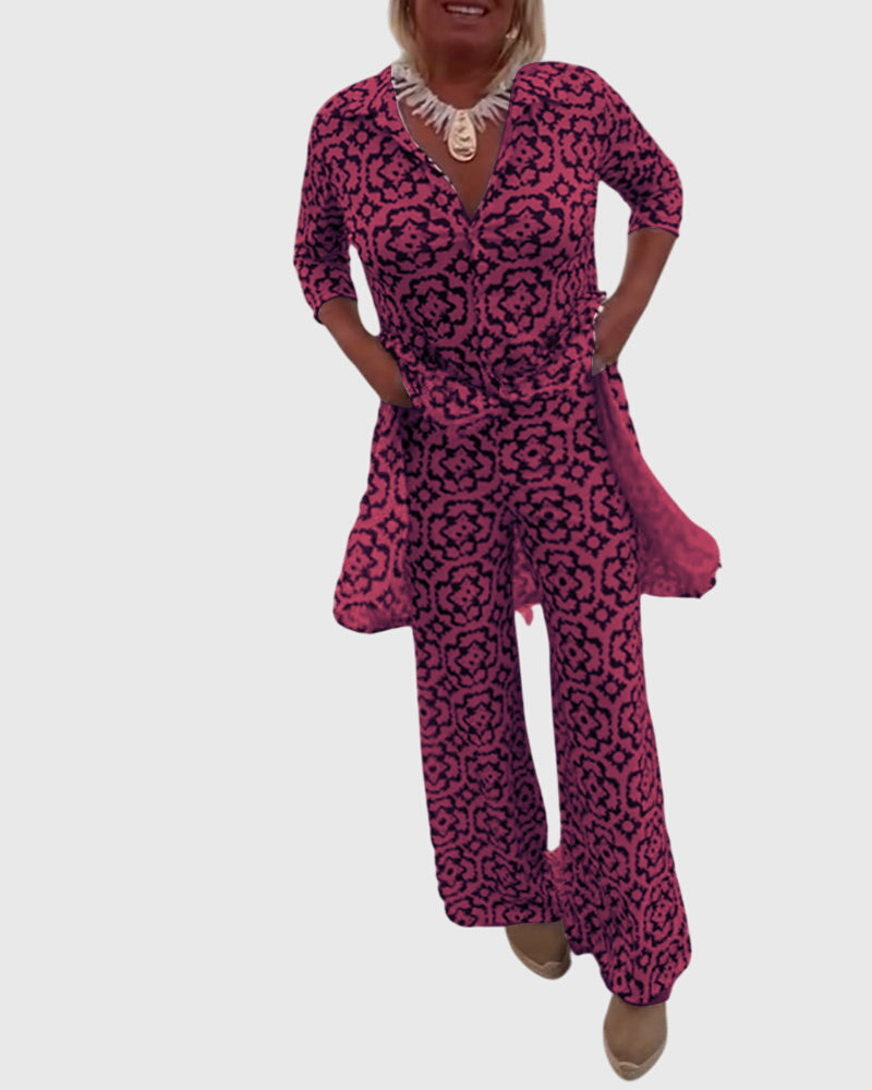 Delphine | Elegantes zweiteiliges Vintage-Set