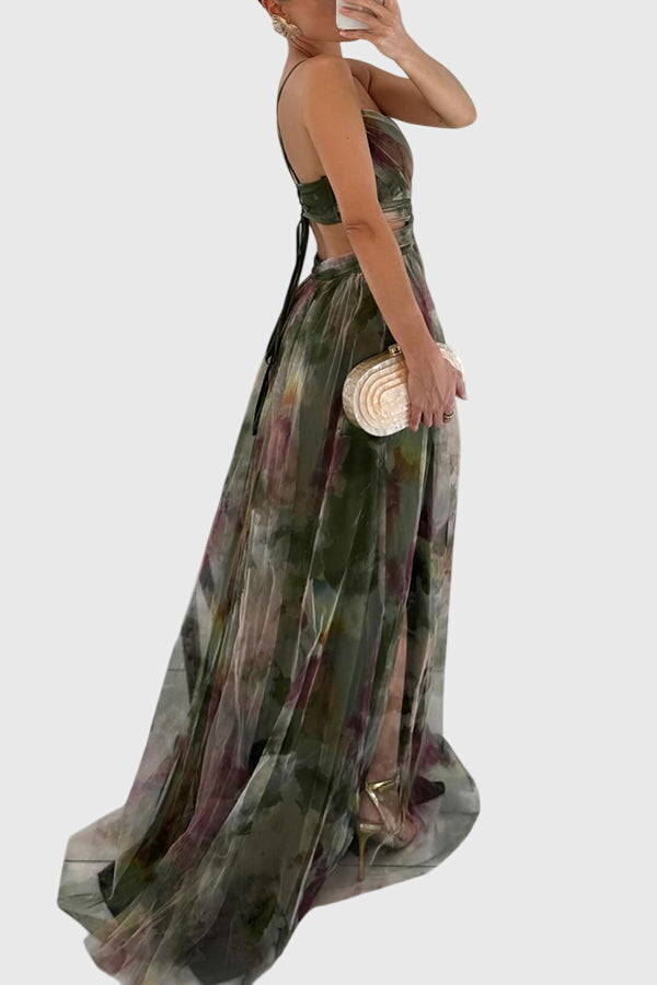 Sidonia | Geblümtes Maxikleid