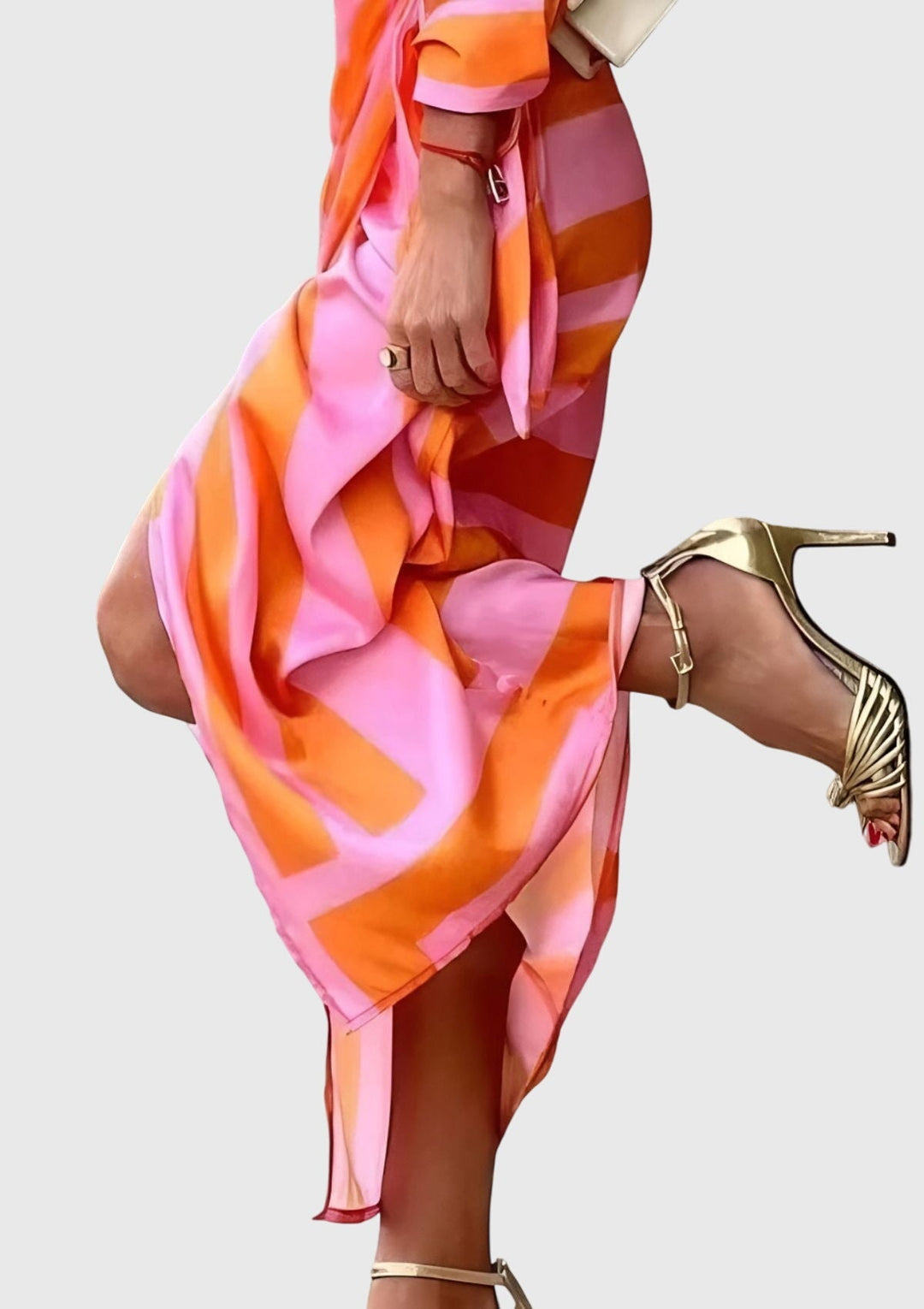 Elodie | Elegantes Wickelkleid mit Print