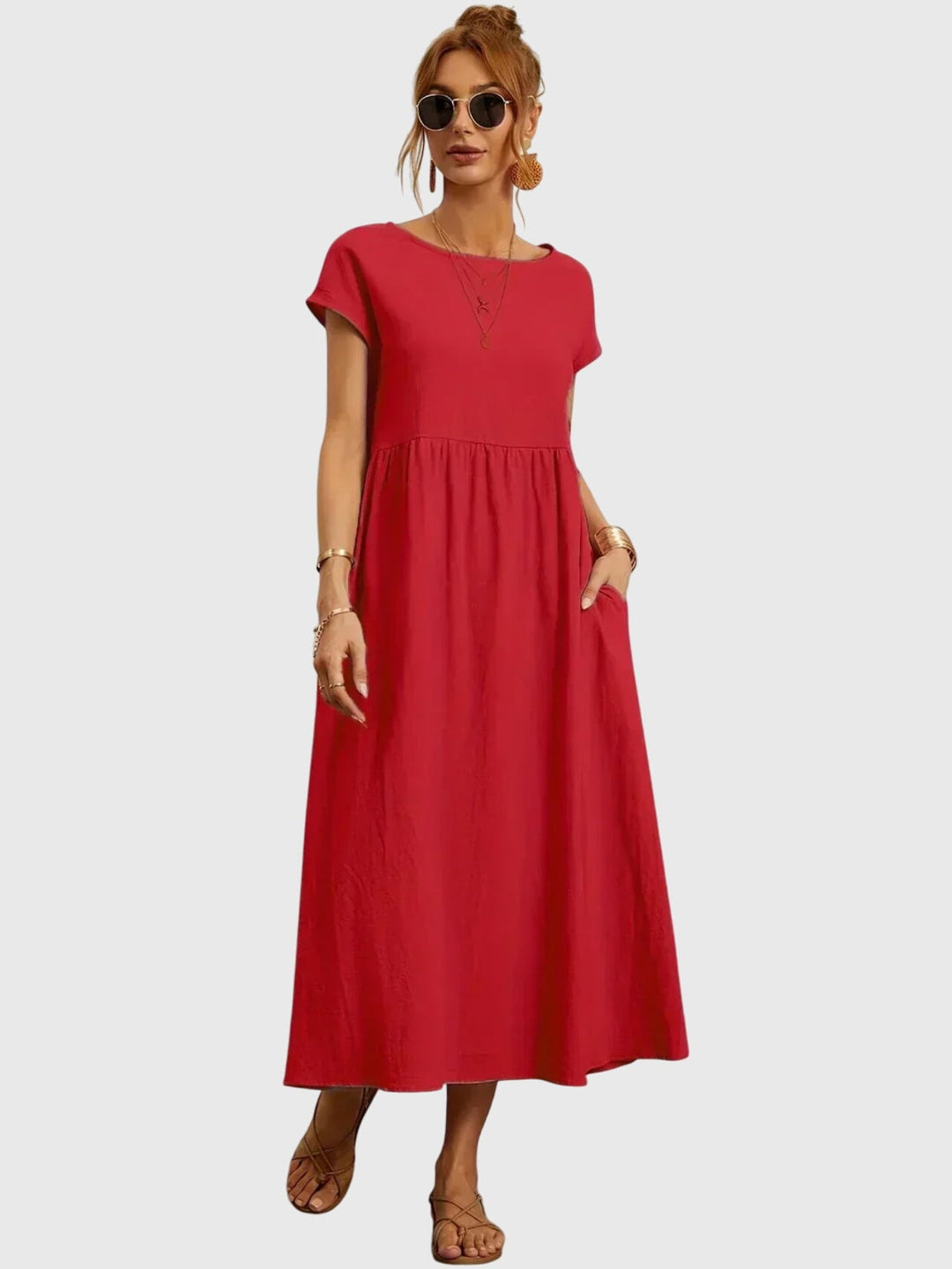 Dagmar | Lässiges Kleid mit Taschen