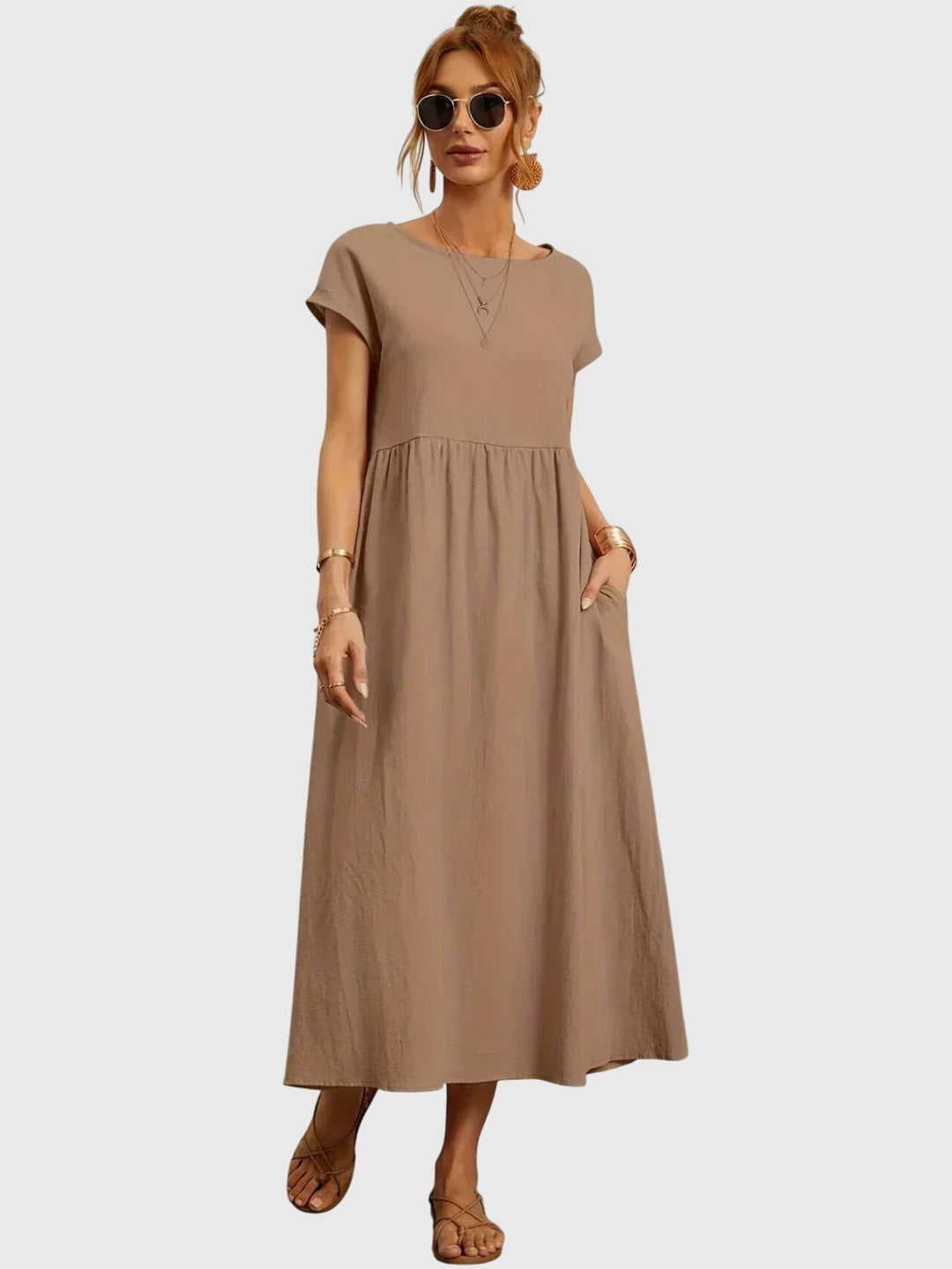 Dagmar | Lässiges Kleid mit Taschen