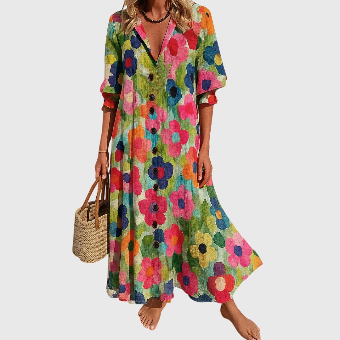 Florina | Elegantes streckendes Kleid