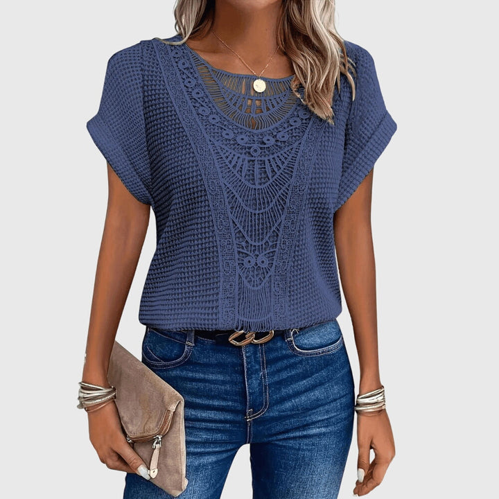 Georgette | Elegante Bluse im Ibiza-Stil