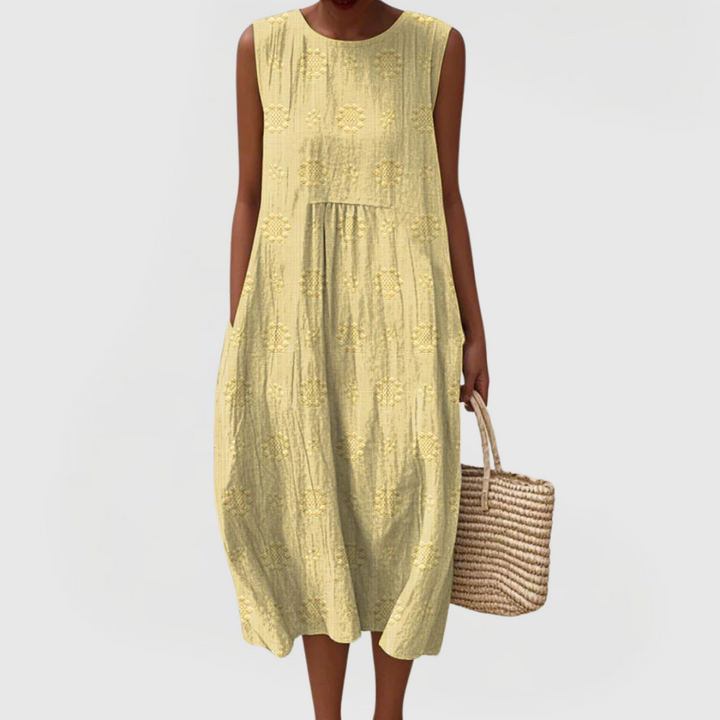 Sybille | Elegantes Kleid mit Taschen