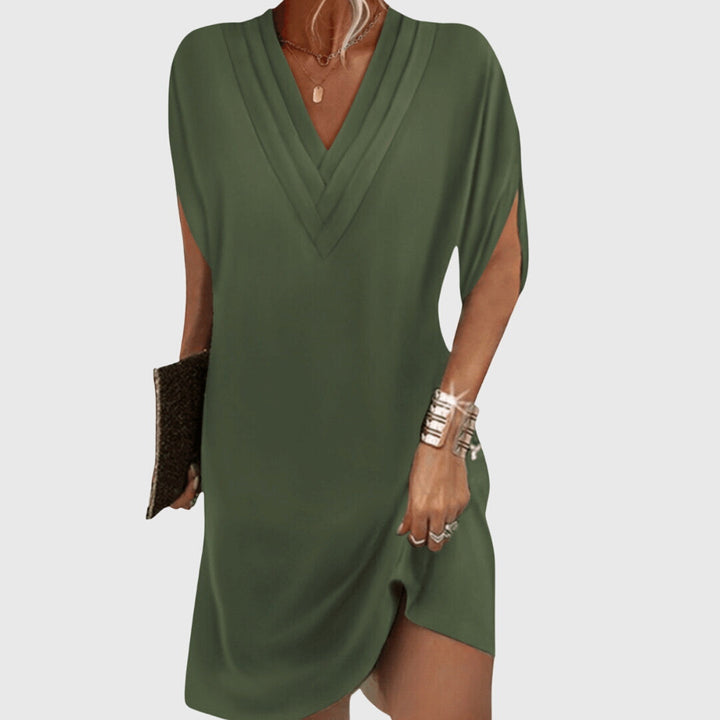 Riccarda | Elegantes bauchkaschierendes Kleid