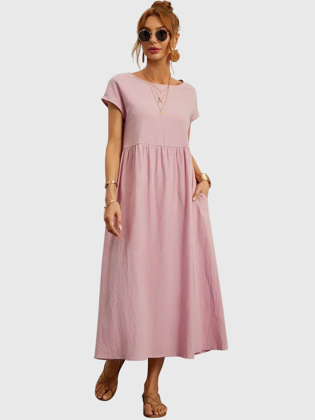 Dagmar | Lässiges Kleid mit Taschen