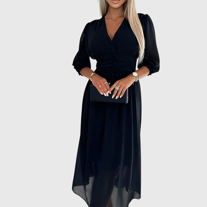 Helene | Leichtes Kleid aus Seidenchiffon