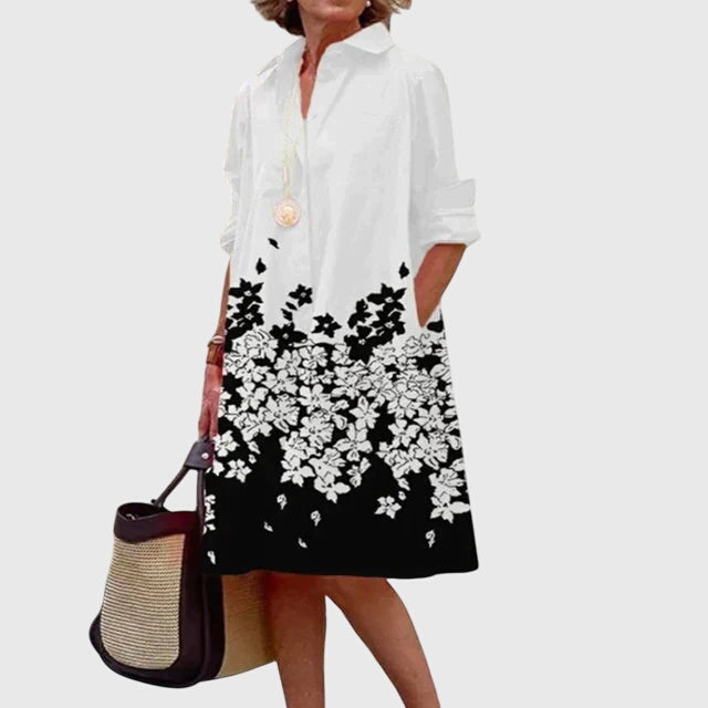 Veronika | Elegantes Kleid mit Taschen