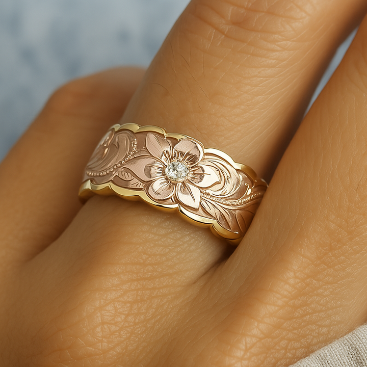 Jolantha | Vergoldete Vintage-Perlenkette