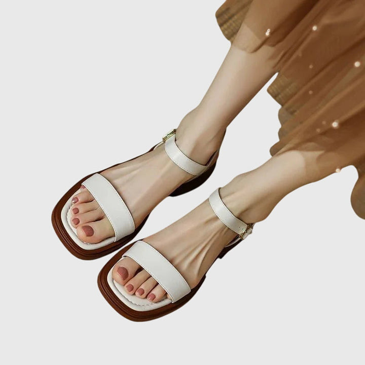 Ines | Orthopädische Sandalen aus Leder