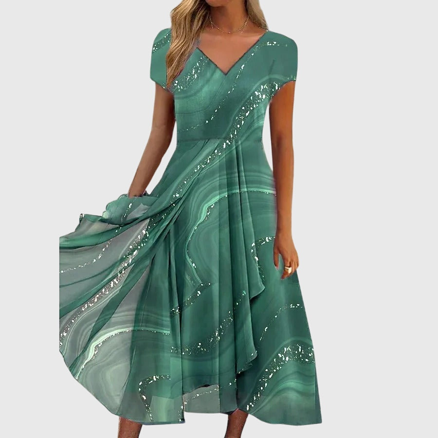 Leontine | Fliessendes Midikleid