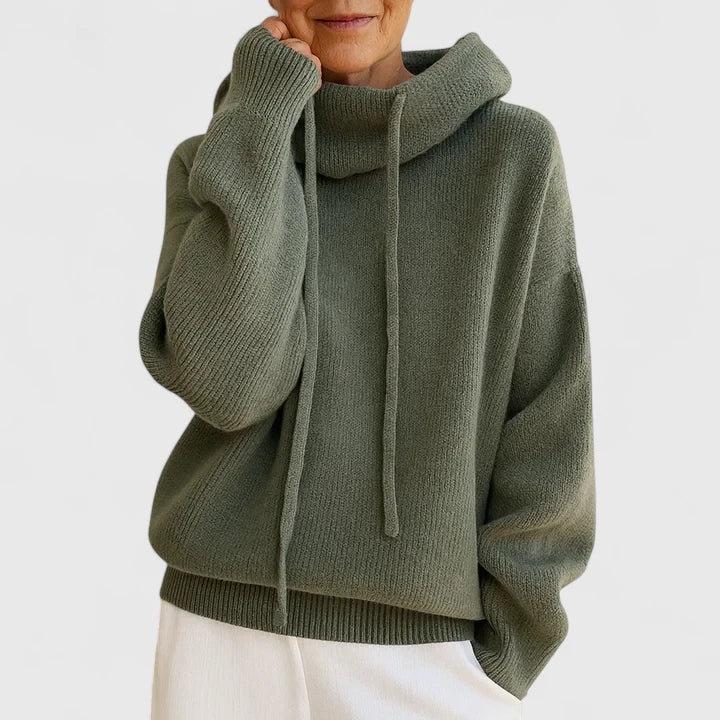 Jeanette | Bequemer Strick-Hoodie